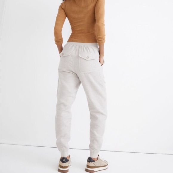 Madewell NWT Waffleback Jogger Pants - Size Medium - Picture 2 of 16